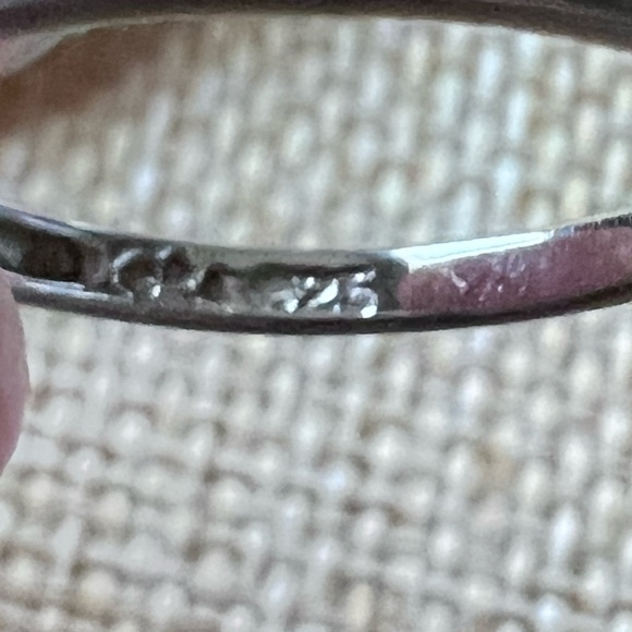 Canada CA .925 3 stackable Rings each  4 Crystals 2 Silver 1 Gold all Sterling 8 - Picture 10 of 11